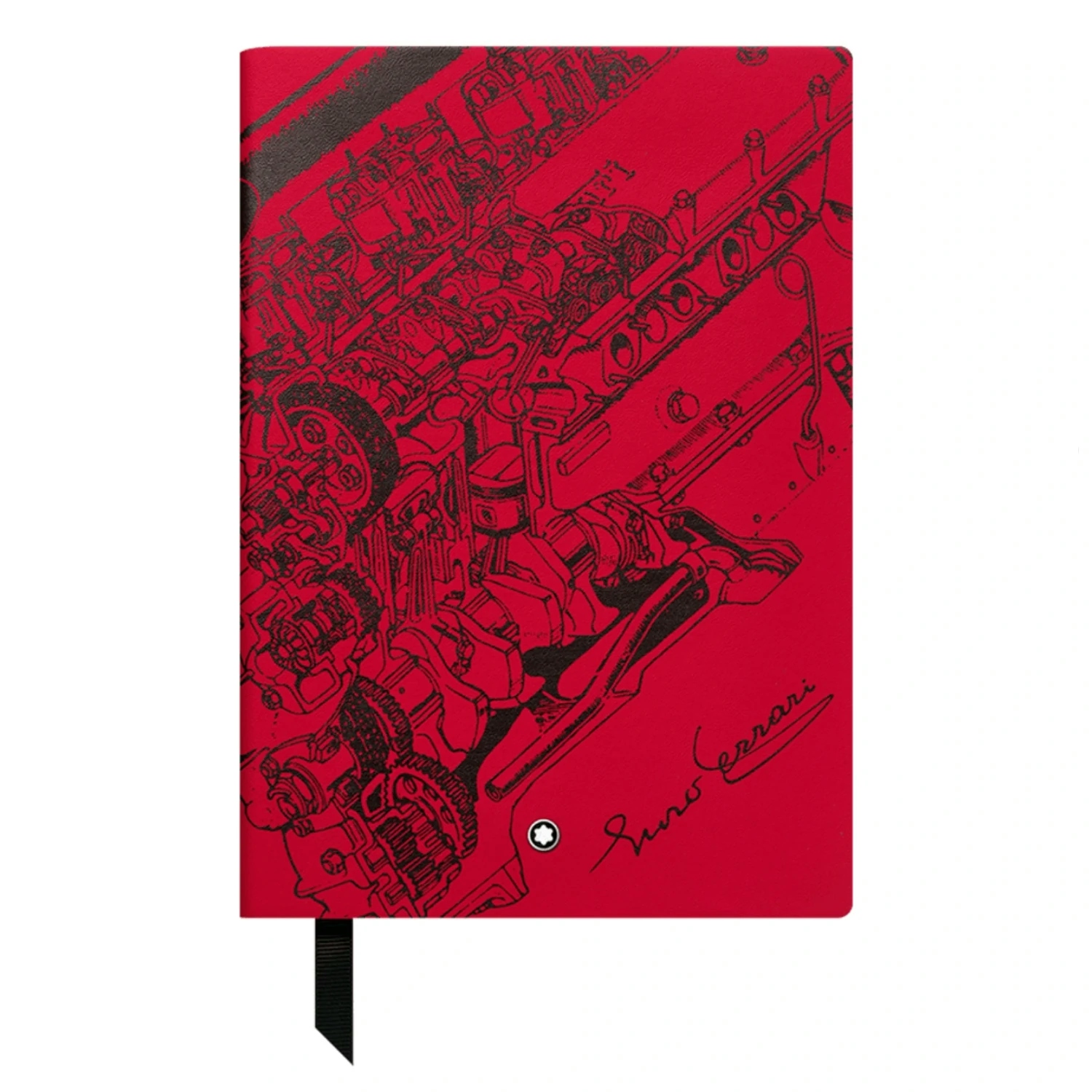 cuaderno rojo ferrari