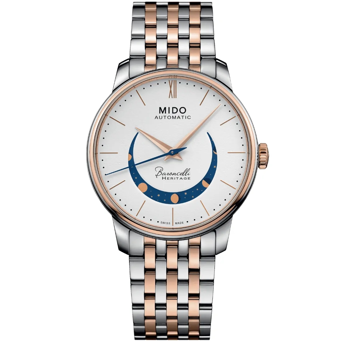 Reloj mido Baroncelli Smiling Moon Gent M027.407.22.010.01