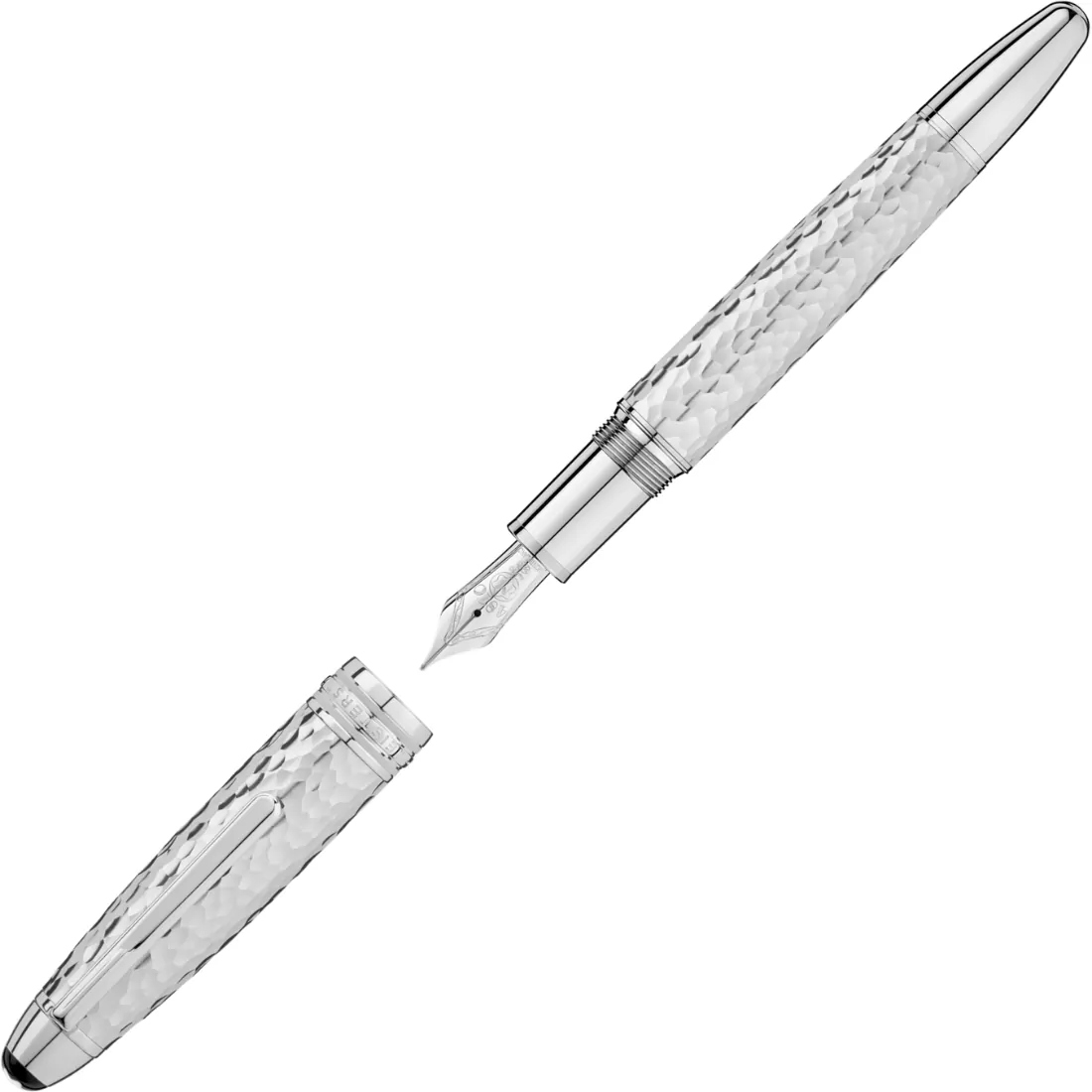 Pluma Estilográfica de Plata Montblanc Meisterstück Martelé