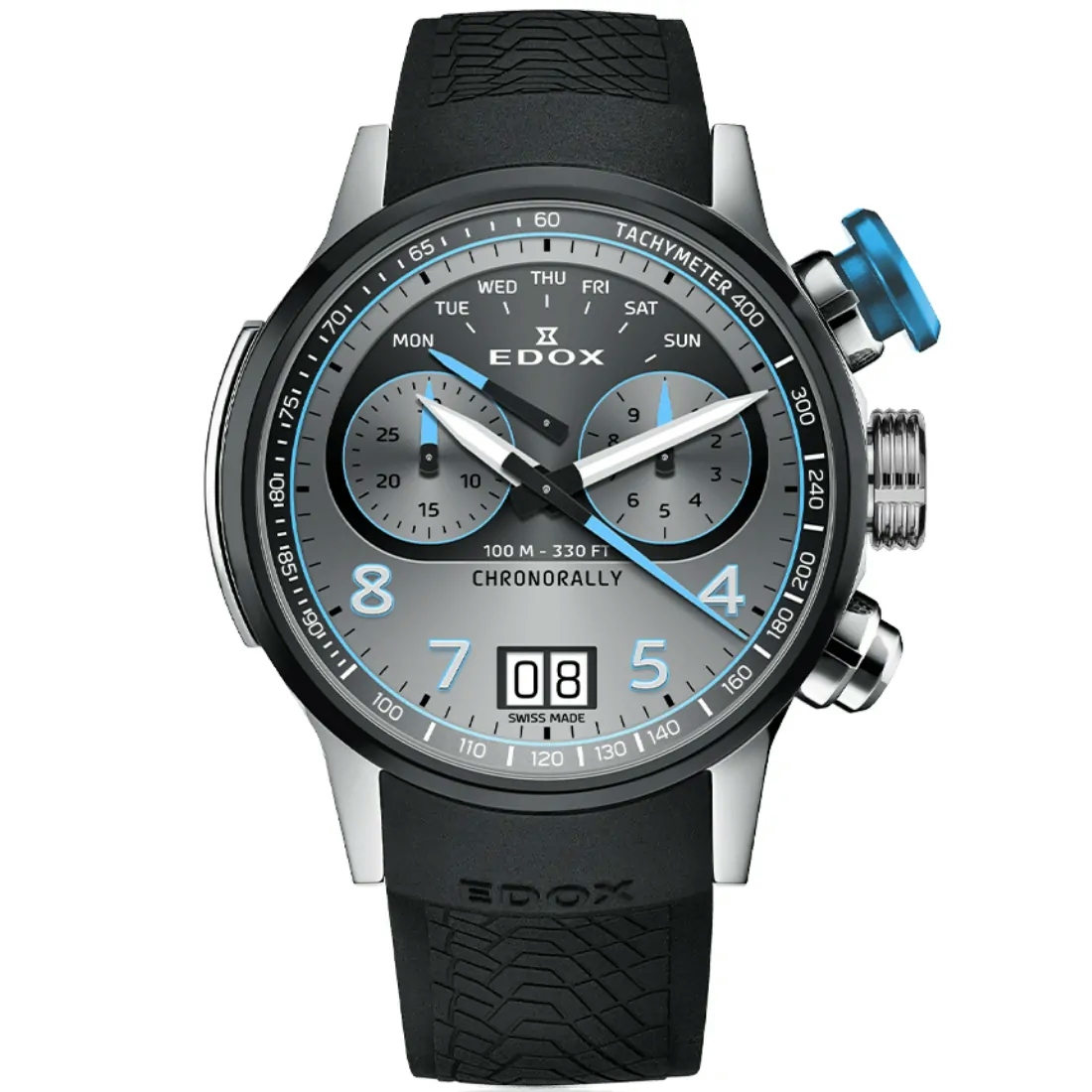 Reloj Edox Chronorally 45 38003-TINBU-GNBU