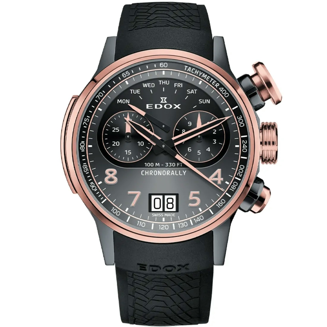 Reloj Edox Chronorally 45 38003-TINGR-GNR