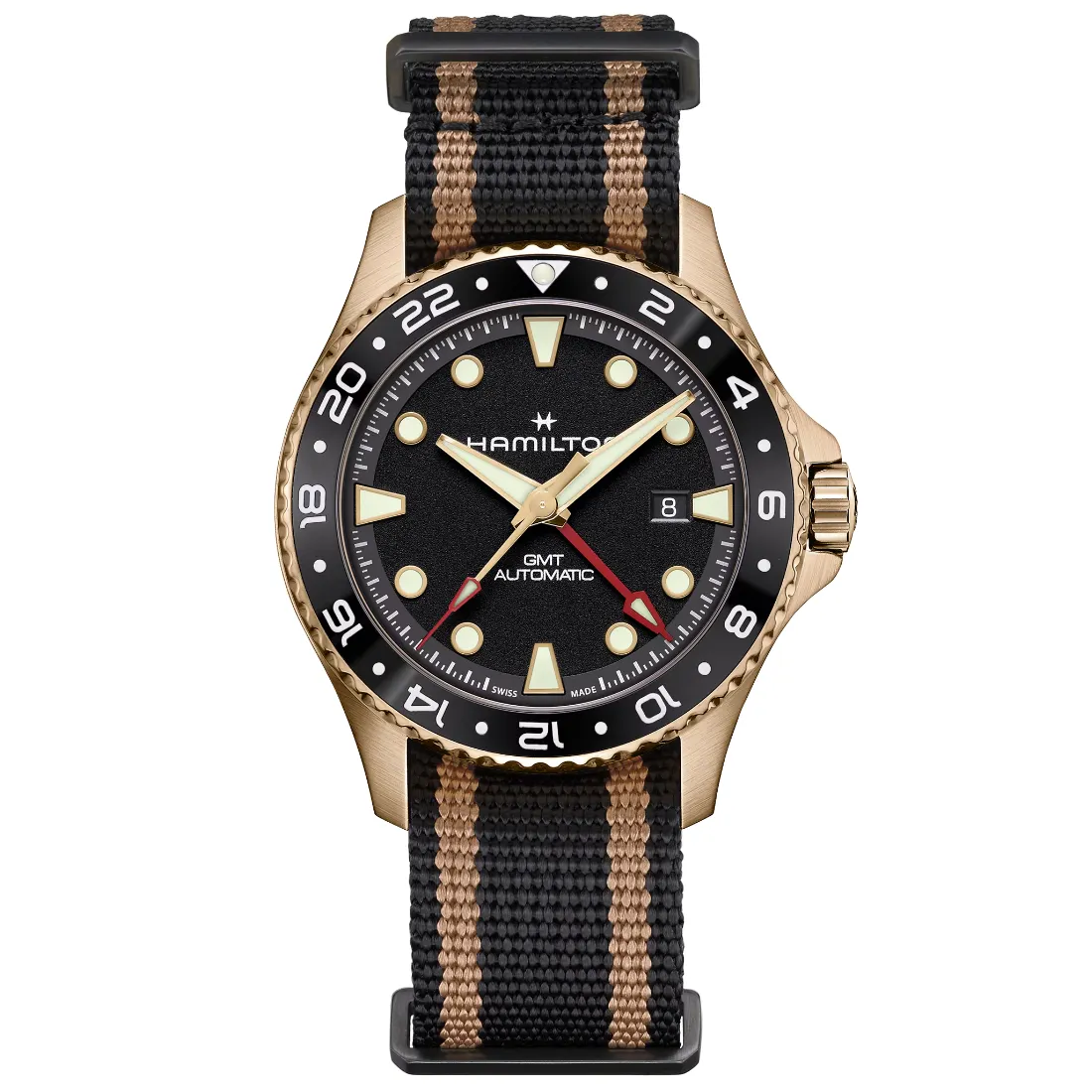 Reloj Hamilton Khaki Navy Scuba GMT H82565930