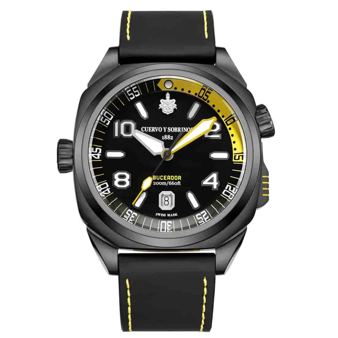 Reloj Cuervo y Sobrinos Buceador Caribe 2860.3NY