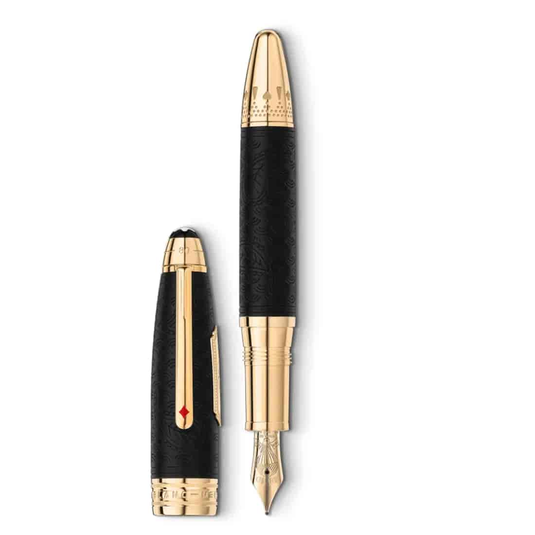 Pluma Fuente Solitaire LeGrand Montblanc Meisterstück Around the World in 80 Days 128485