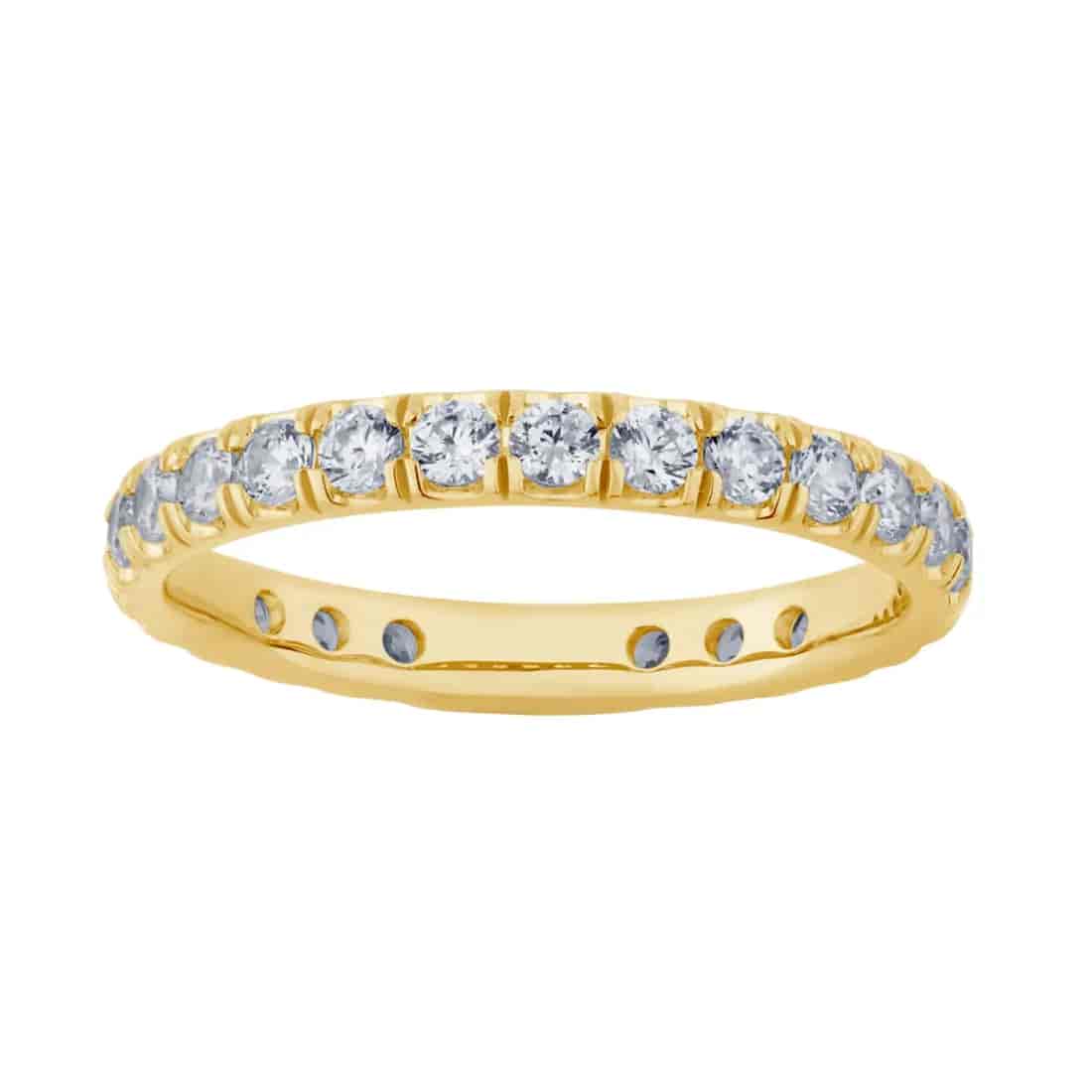 Churumbela Oro Amarillo 14k, con Diamantes SE7003B4Y