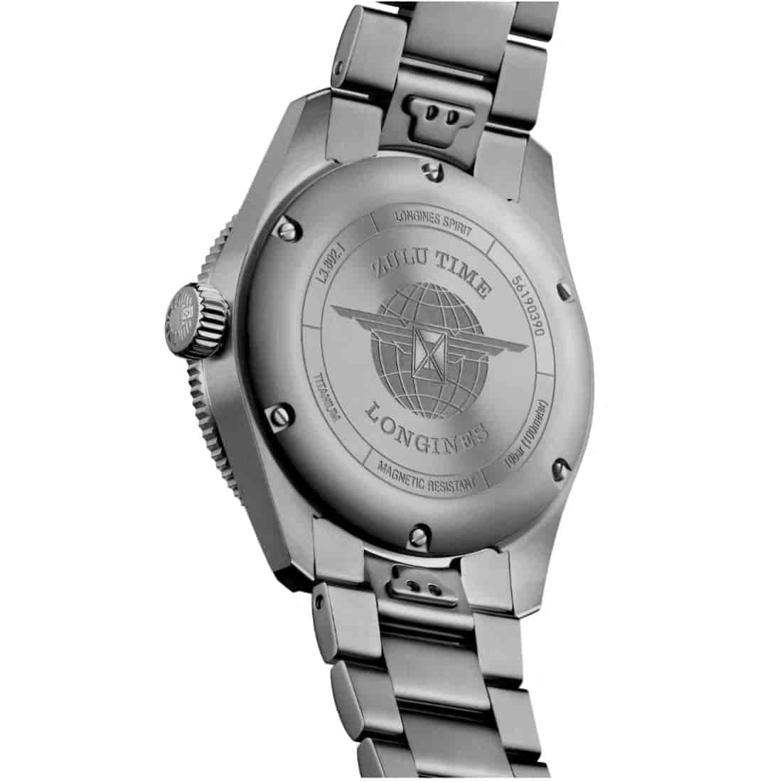 Reloj Longines Spirit Zulu Time Titanium L3.802.1.53.6