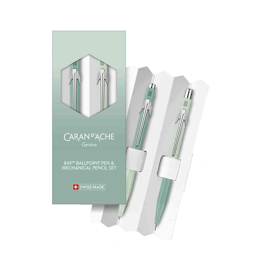 Set Caran d’Ache Bolígrafo / Portaminas Misty Forest 8490.706