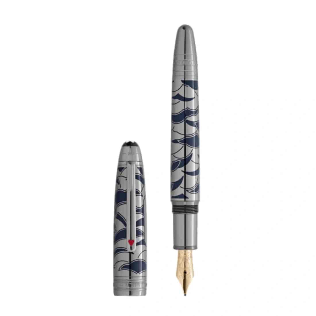 Pluma Fuente Montblanc Meisterstück Solitaire LeGrand Around the World in 80 Days 132897