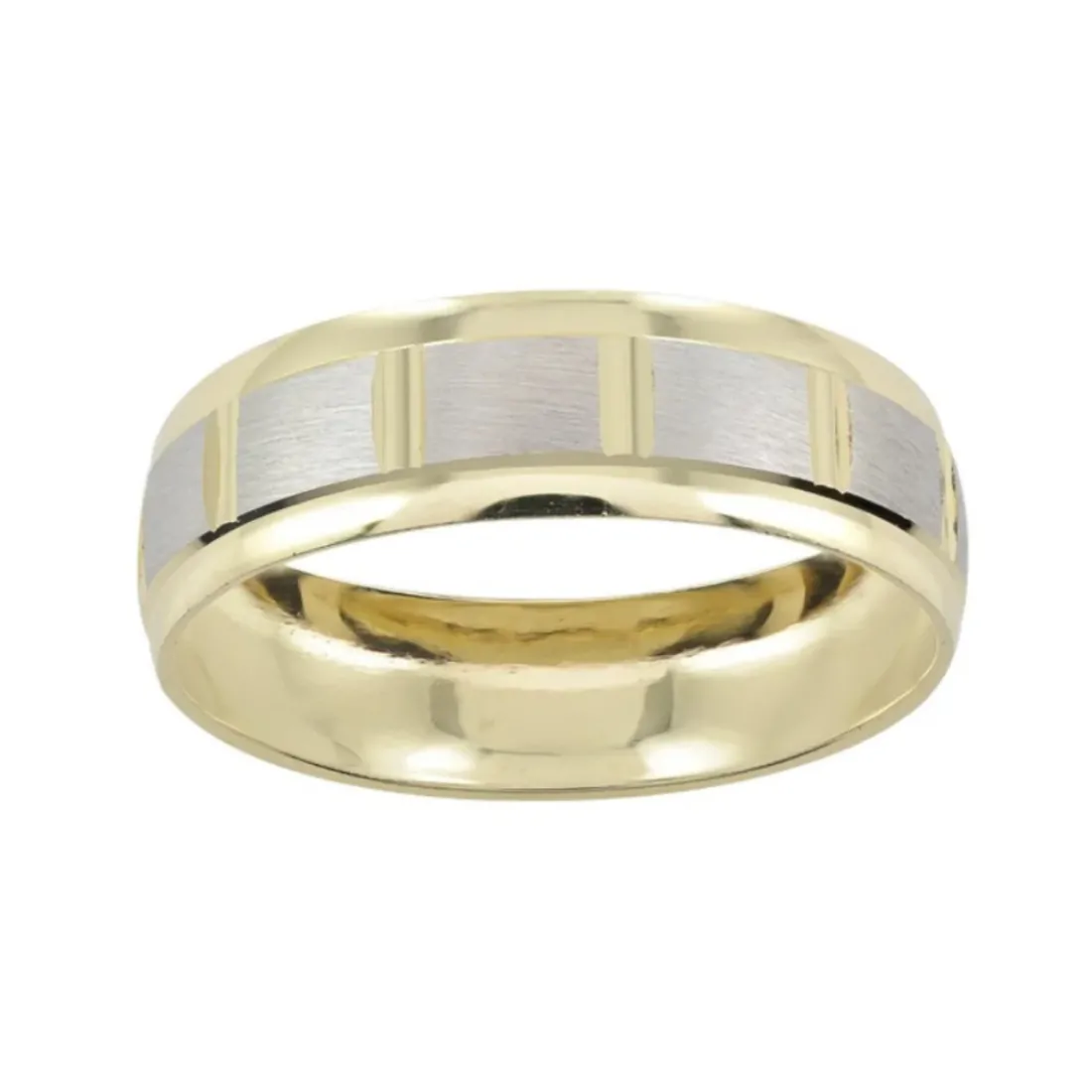 Argolla de Matrimonio Oro Combinado 14K MOD. 50