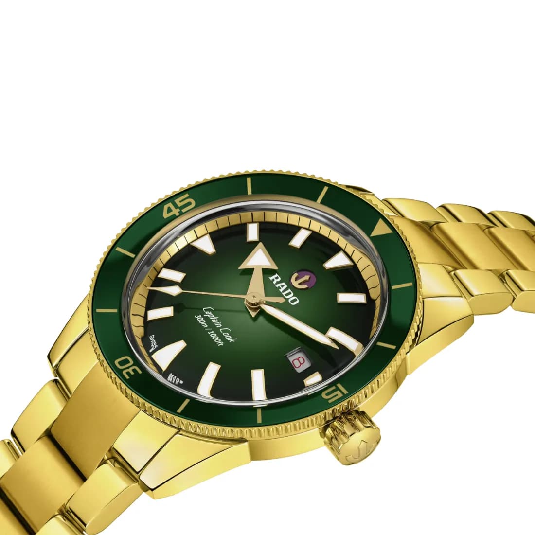 Green rado watch best sale