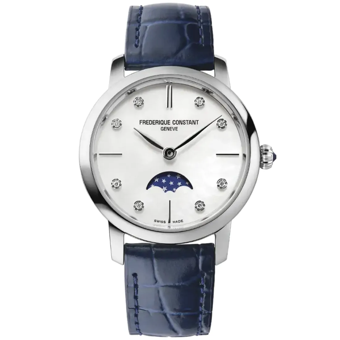 Reloj Frederique Constant Classics Slimline Ladies Moonphase FC-206MPWD1S6