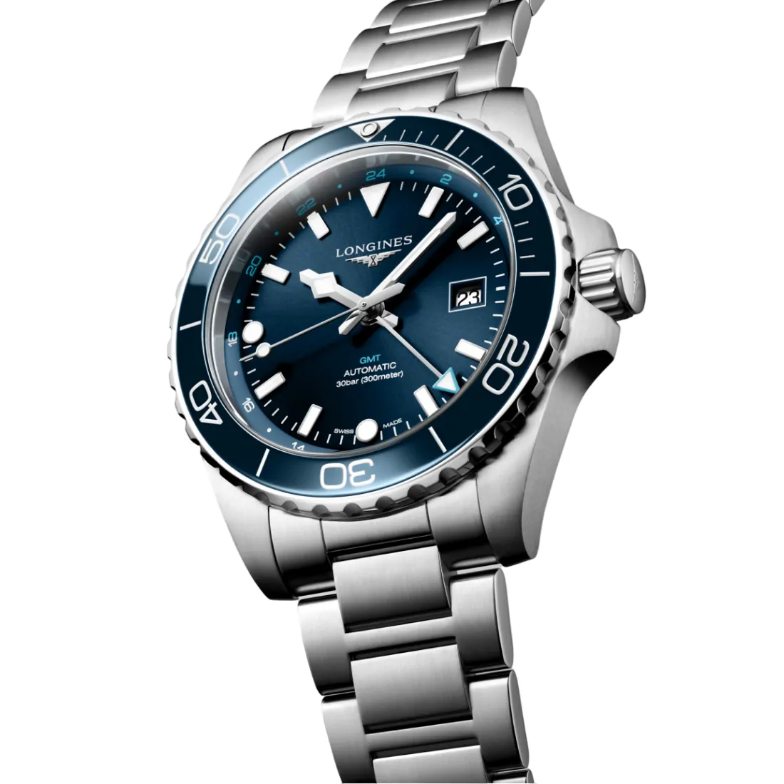 Reloj Longines HydroConquest GMT L3.890.4.96.6