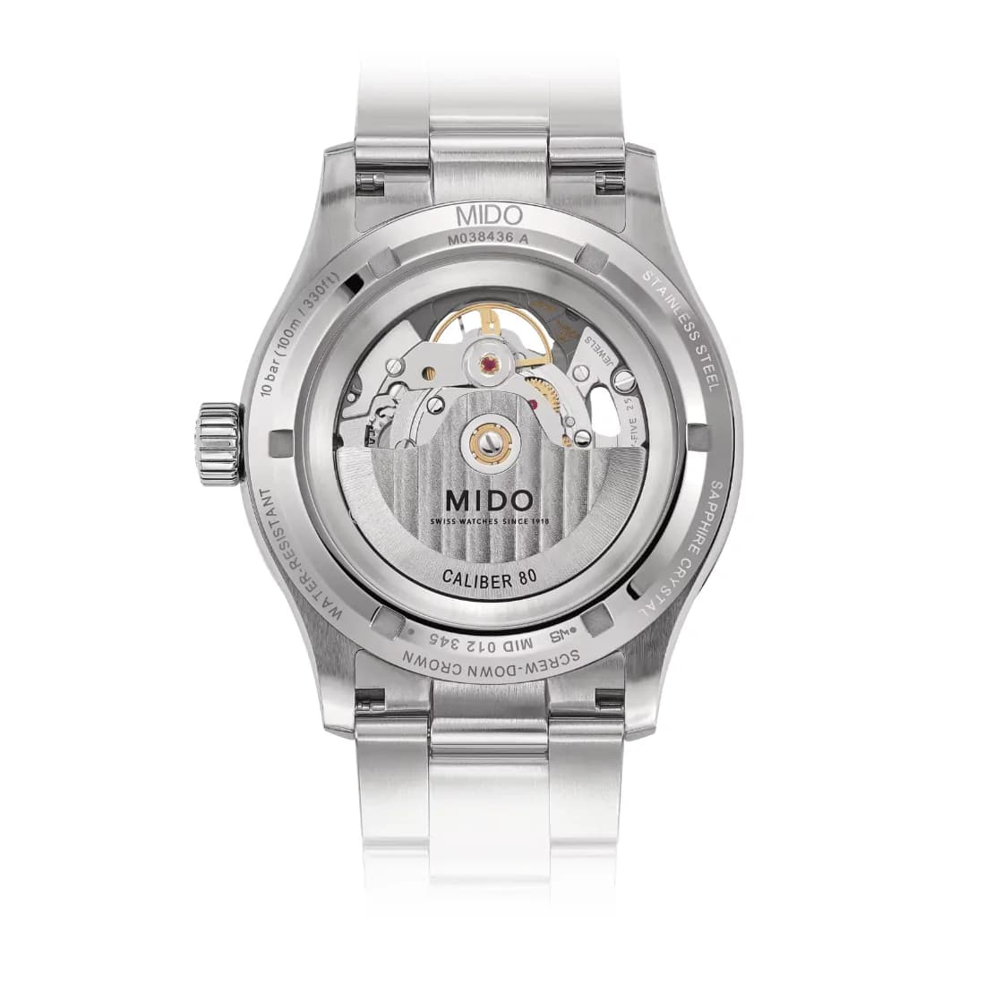 Reloj Mido Multifort Skeleton Vertigo M038.436.11.041.00