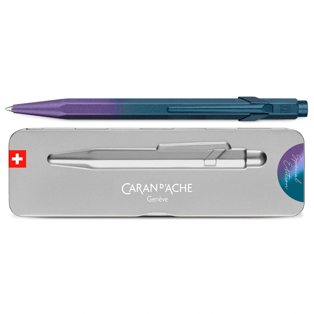 Bolígrafo Caran d'Ache 849 Purple Ocean Edición Especial 849.586