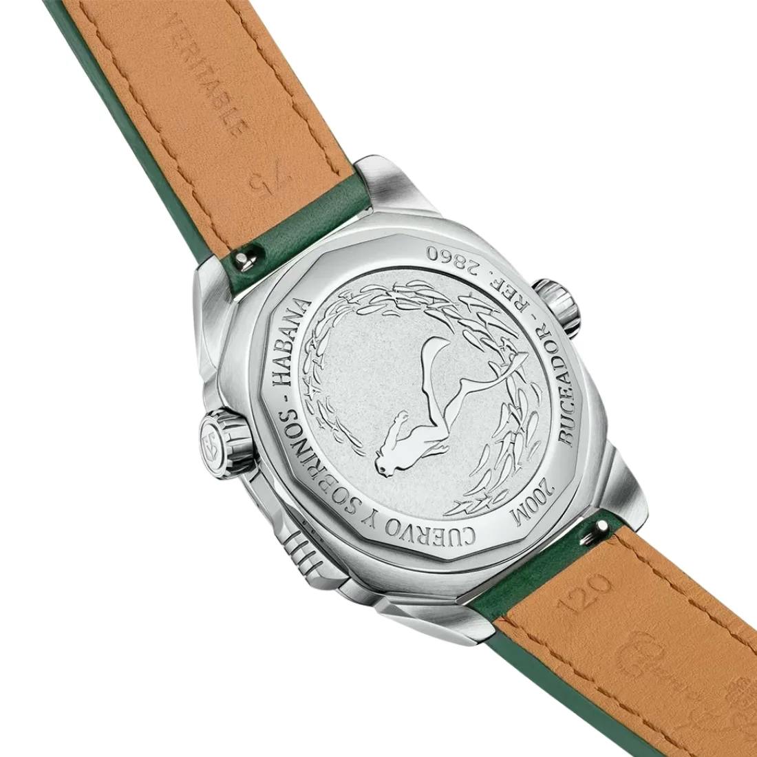 Reloj Cuervo y Sobrinos Buceador Caribe 2860.1V