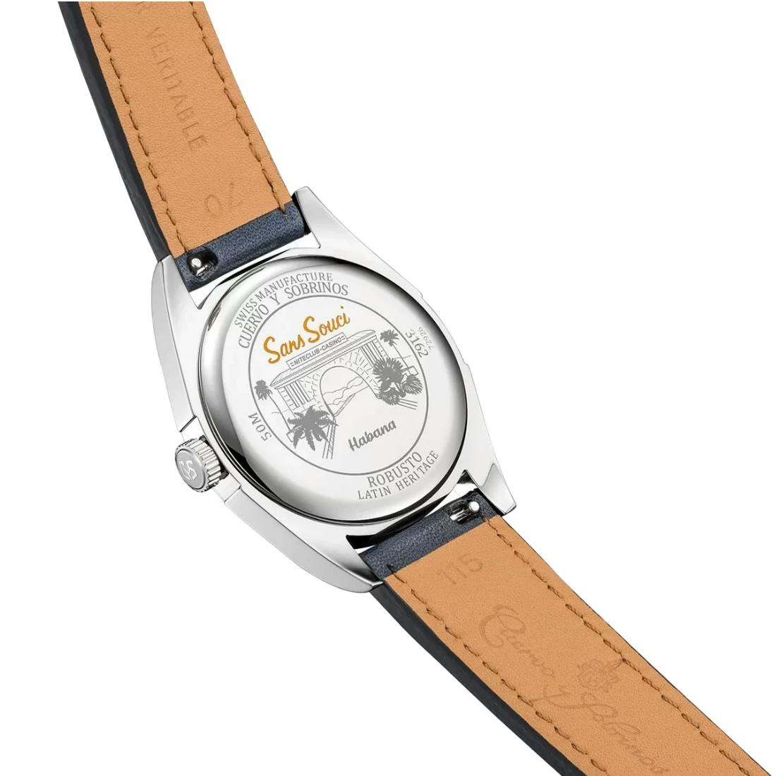 Reloj Cuervo y Sobrinos Robusto Sans Souci 3162.1B