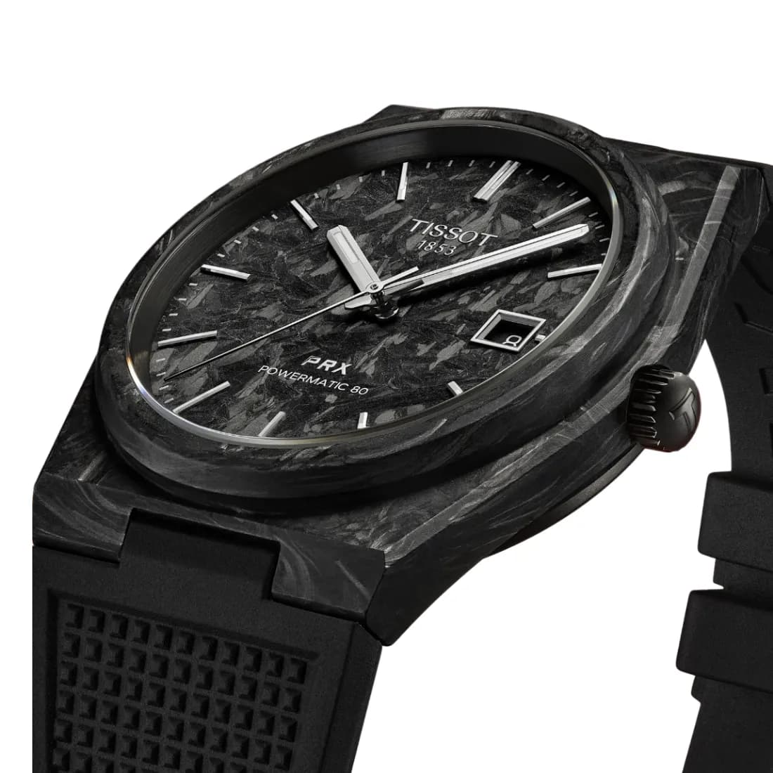 Reloj Tissot PRX Powermatic 80 Carbon T137.907.97.201.00