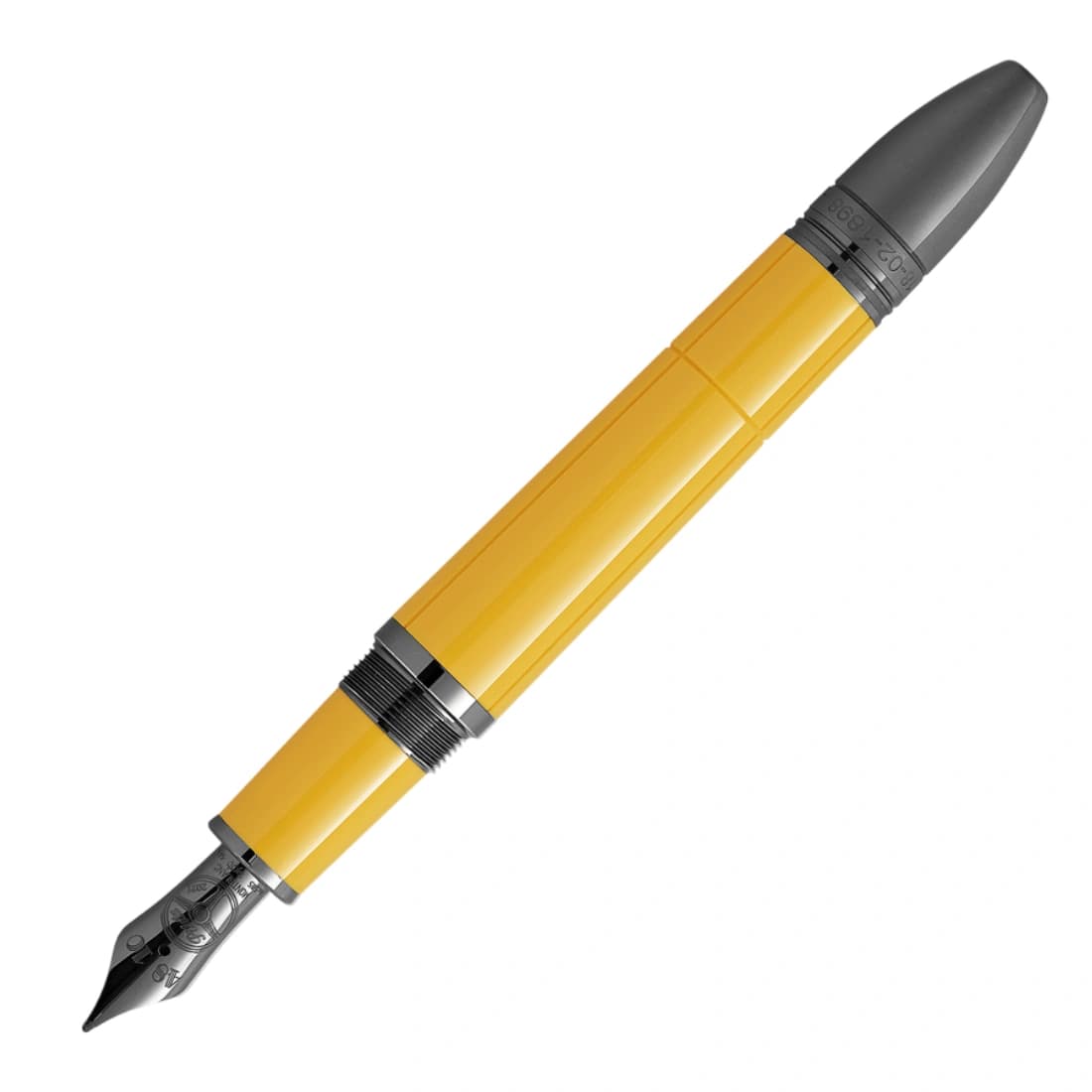 Pluma Fuente Montblanc Grandes Personalidades Edición Especial Enzo Ferrari Giallo Modena 130661