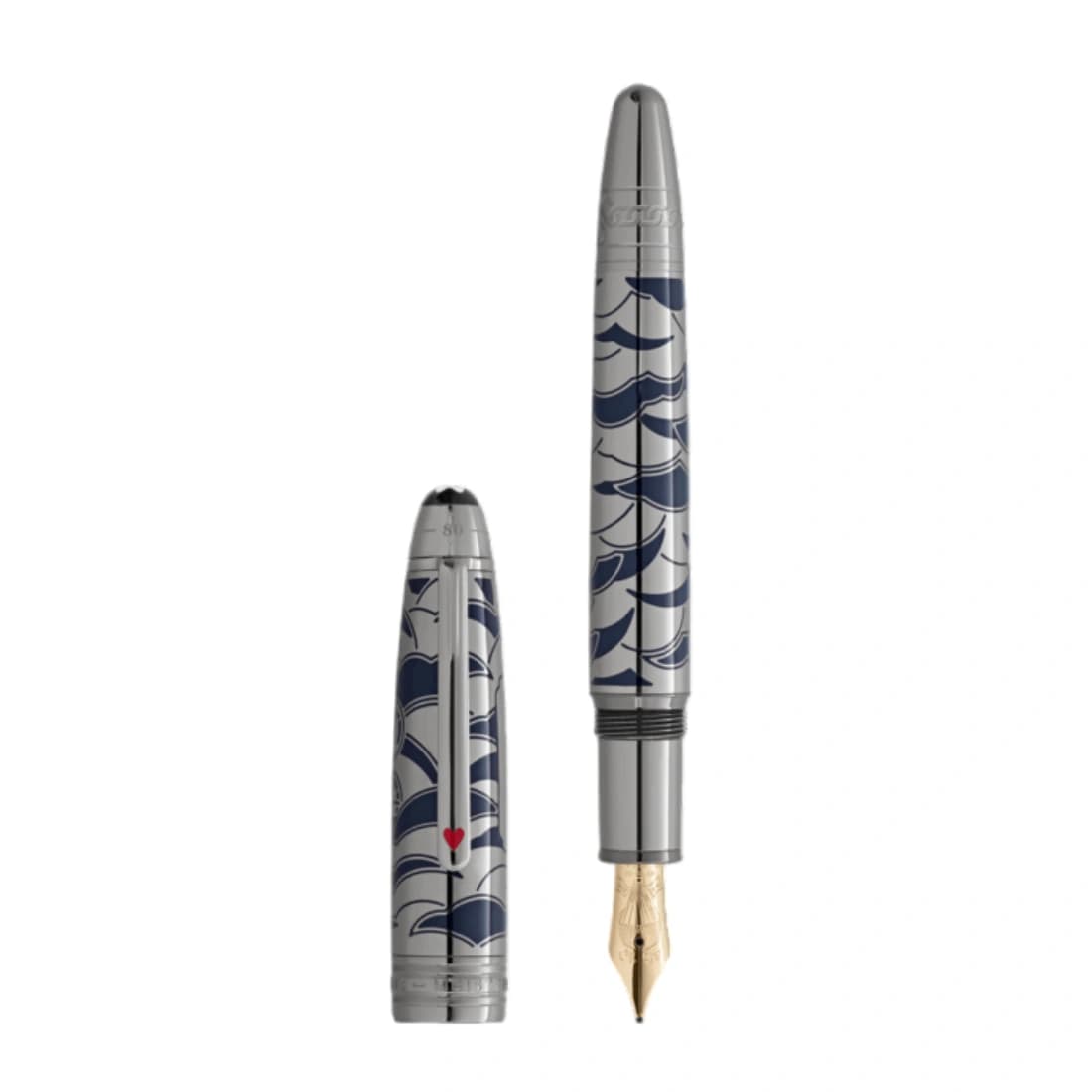 Pluma Fuente Montblanc Meisterstück Solitaire LeGrand Around the World in 80 Days 132897